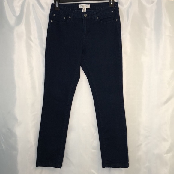 Kenneth Cole Reaction Women's Blue Straight Leg  Dark Wash Stretch Jeans Size 6 - Picture 2 of 12